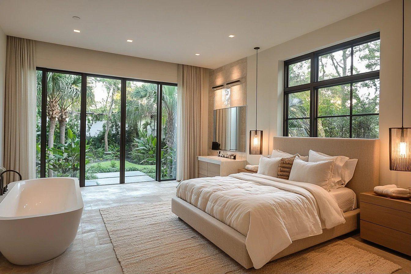 Suite parentale avec salle de bain ouverte : aménagement et conseils