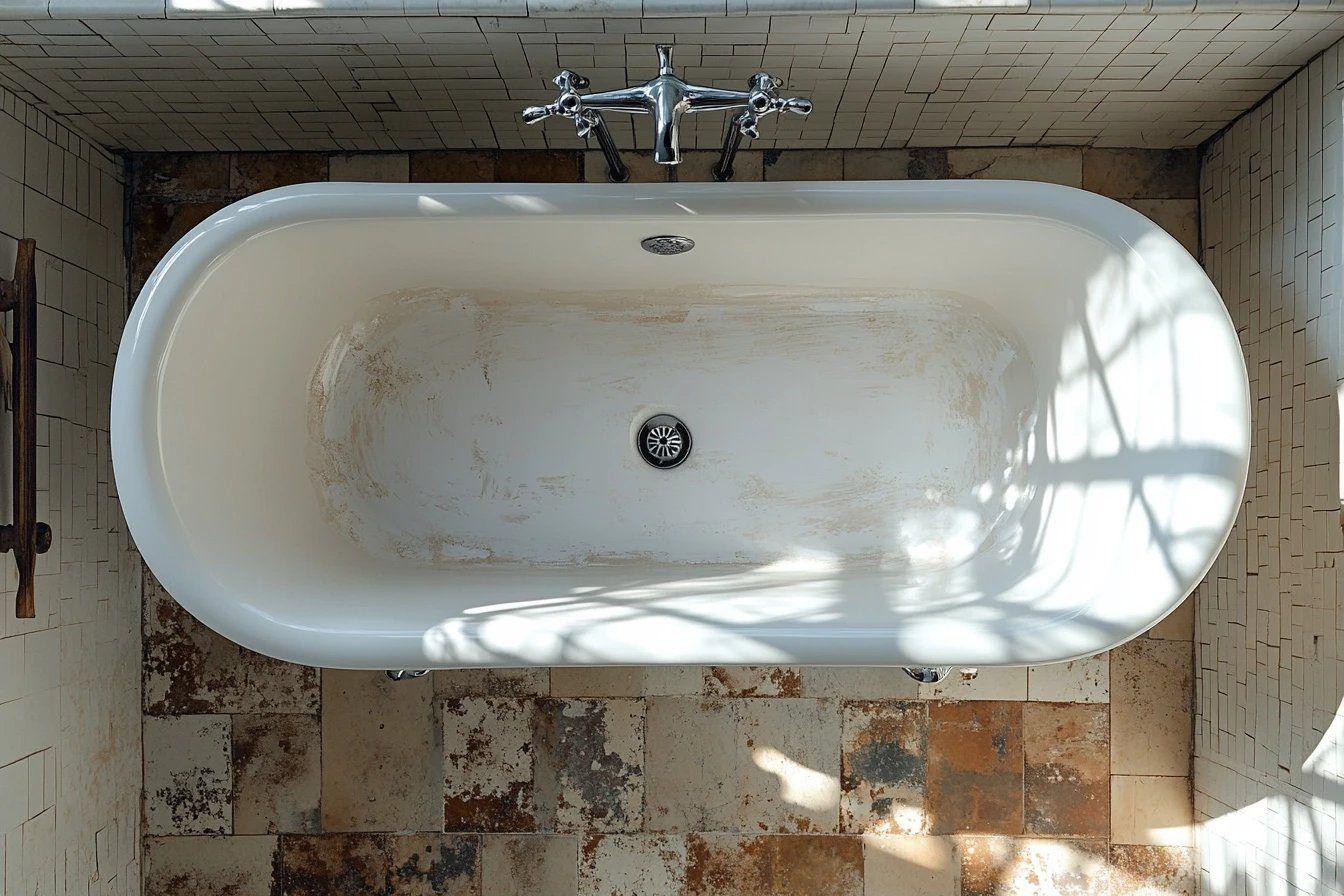 Comment repeindre une baignoire en fonte : guide étape par étape