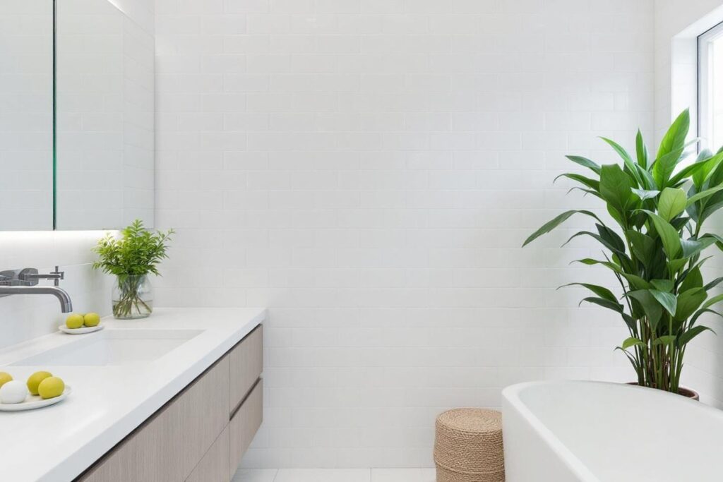 Peinture salle de bain : latex ou céramique contre l'humidité