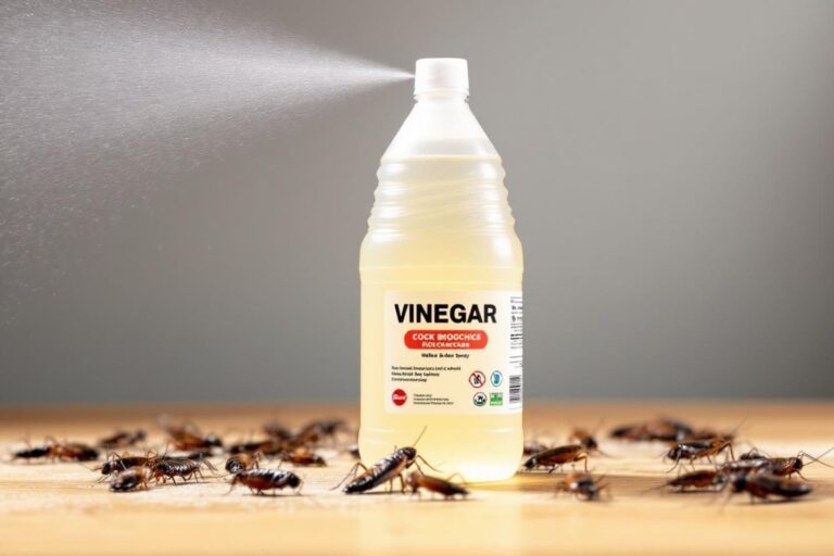 Vinaigre blanc contre les cafards : efficacité et limites du remède
