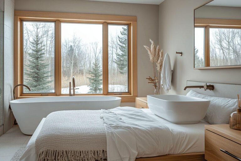 Salle de bains dans la chambre : aménagement et conseils pratiques