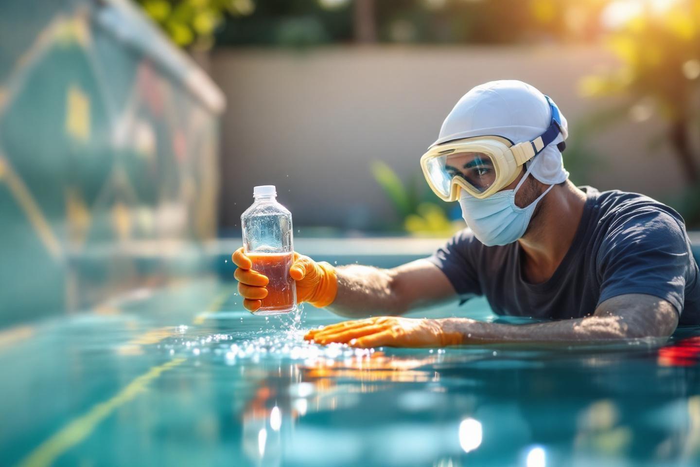 Acide chlorhydrique piscine : dosage, utilisation et précautions