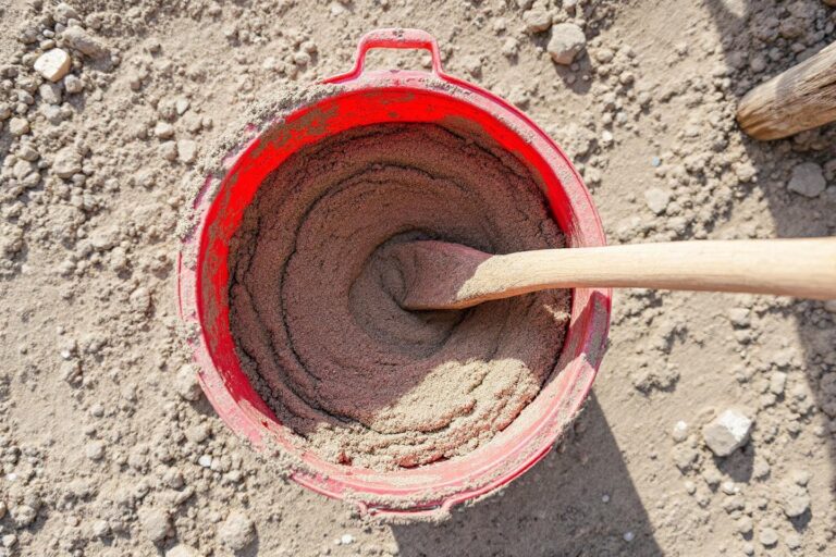 Dosage du mortier en seau : proportions et calcul pratique