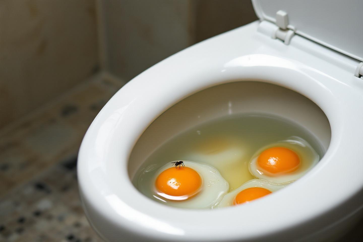Vers marron dans les toilettes : identification et solutions