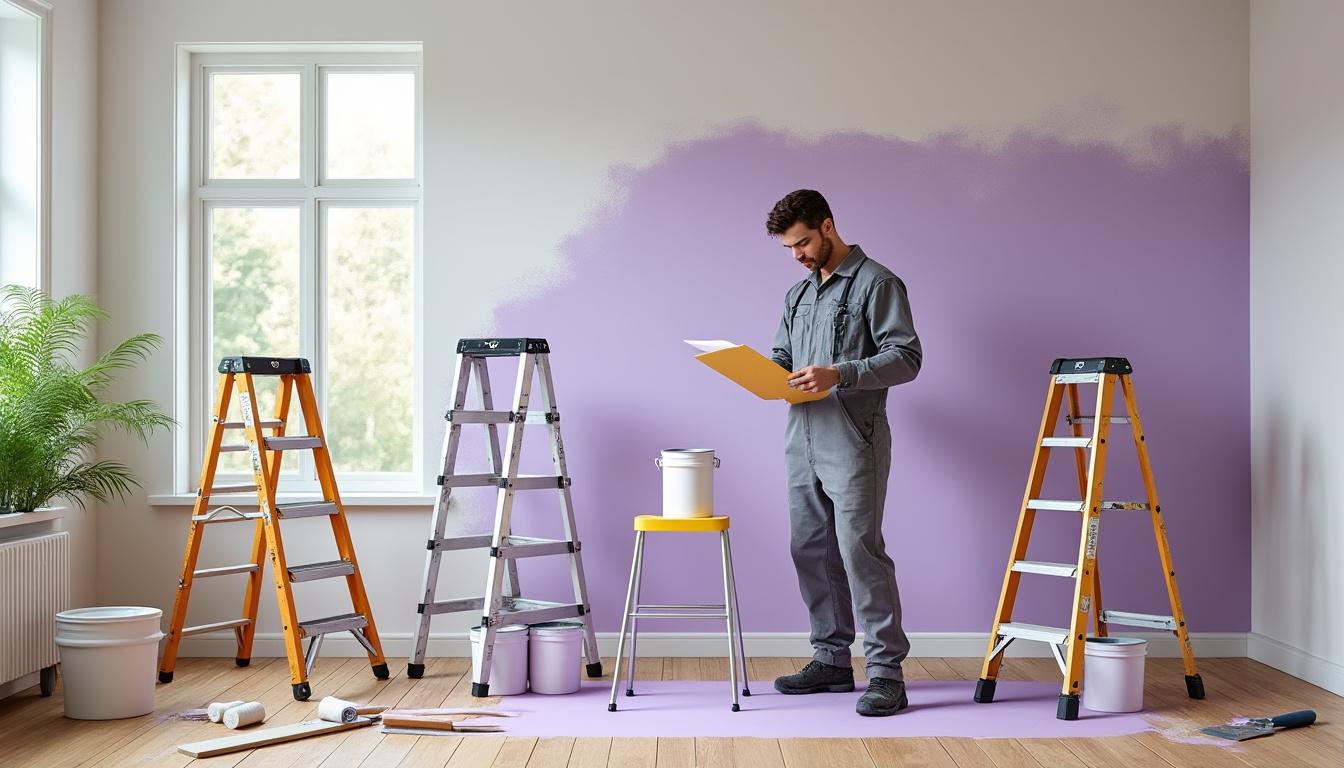 découvrez nos conseils pratiques pour choisir le meilleur escabeau adapté à vos travaux de peinture et assurer sécurité et efficacité lors de vos projets.