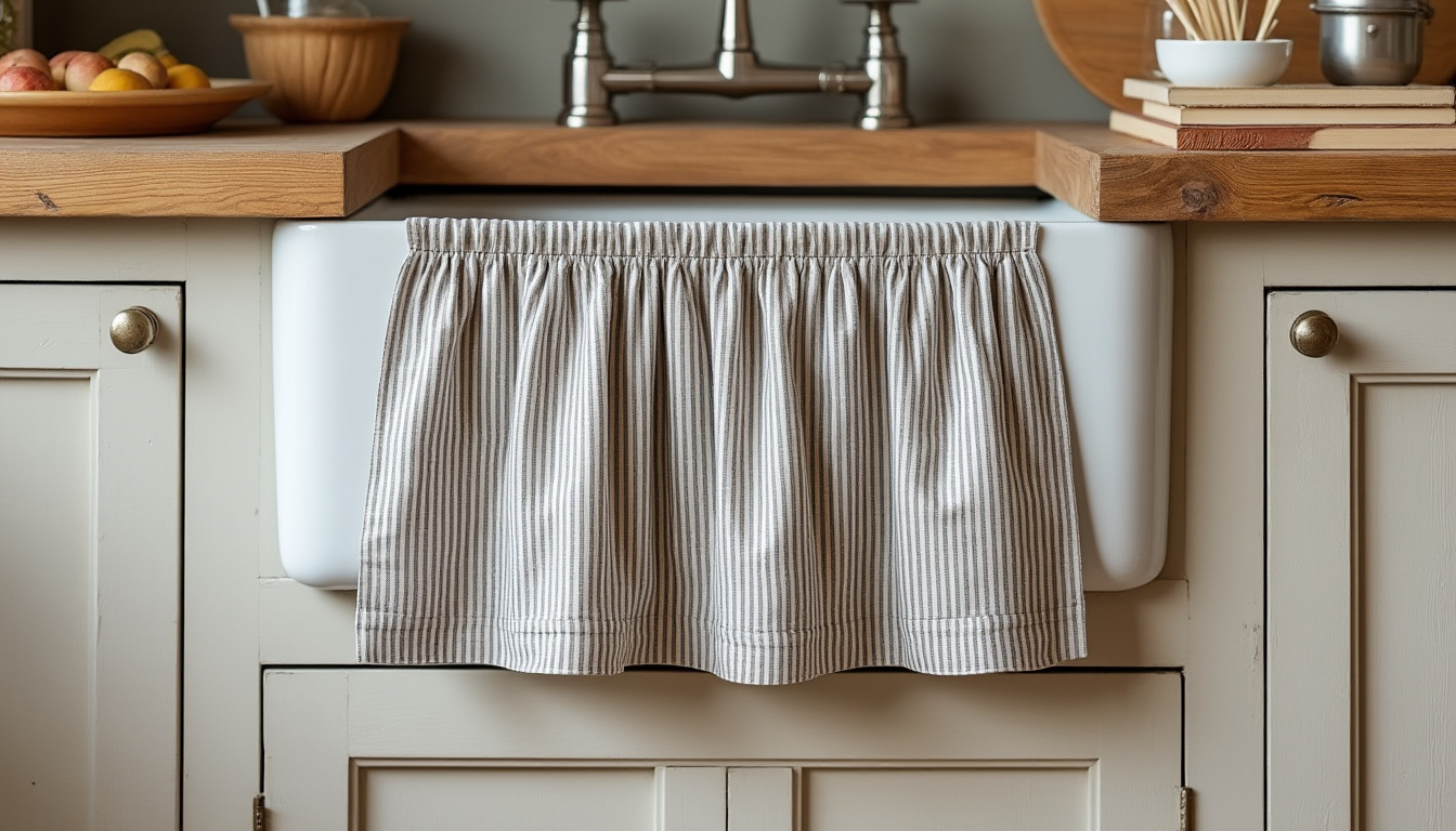 découvrez notre guide pratique pour confectionner un rideau sous évier sur mesure, facile à réaliser et adapté à votre décoration intérieure.